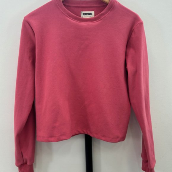 Rowe Tops - Rowe - Guava Cropped Crew.